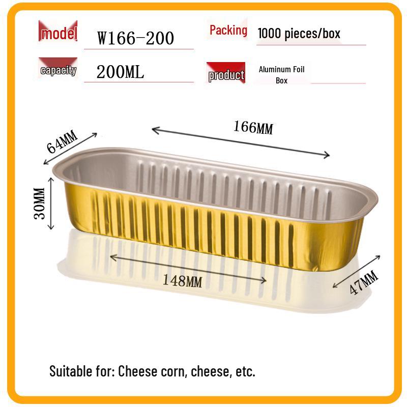 Gold Thickened Aluminium Air Fryer Bowl Disposable Rectangular Foil Meal Box
Gold Thickened Aluminium Air Fryer Bowl Disposable Rectangular Foil Meal Box