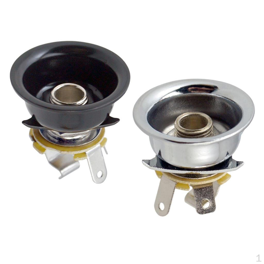 6,35 мм 1/4 Гнездо для гитары Выходная пластина Черный + Серебристый
6,35 мм 1/4 Гнездо для гитары Выходная пластина Черный + Серебристый