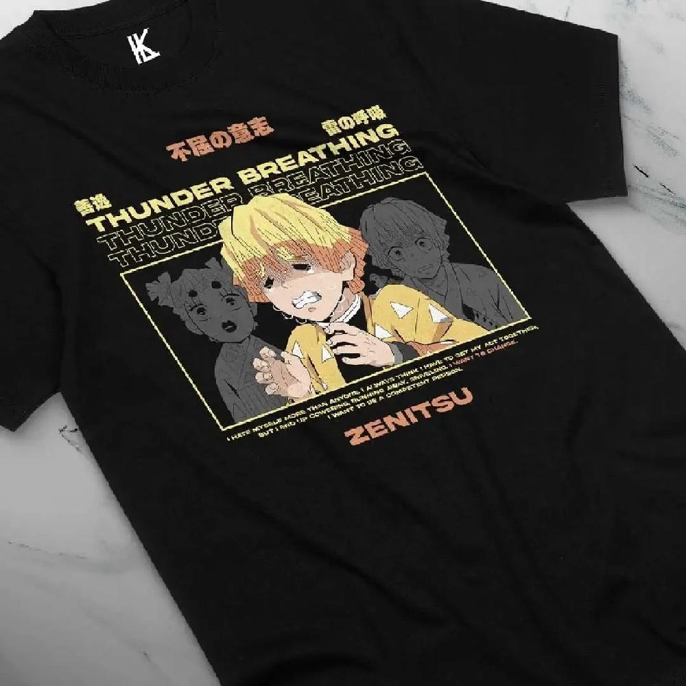 Agatsuma Zenitsu Shirt Demon Slayer Kimetsu No Yaiba Anime Black Shirt All Size XXXXXL чорний
Agatsuma Zenitsu Shirt Demon Slayer Kimetsu No Yaiba Anime Black Shirt All Size XXXXXL чорний