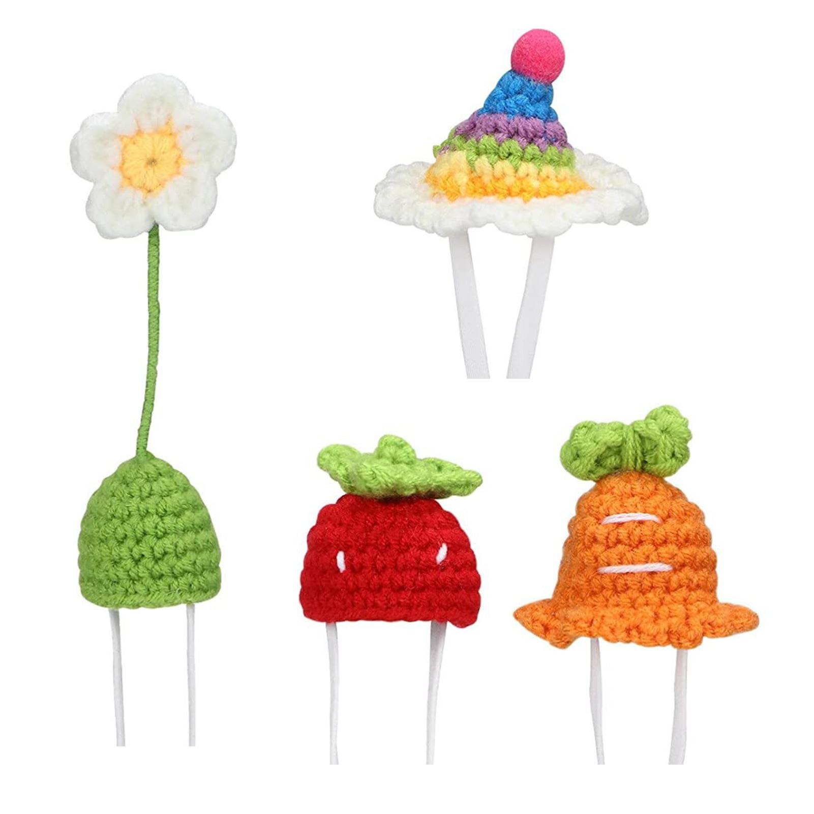 4pcs Mini Hand Knitted Hats Small Animals Cute Crochet Knitted Hats for Pet Lizard Hamster Guinea
4pcs Mini Hand Knitted Hats Small Animals Cute Crochet Knitted Hats for Pet Lizard Hamster Guinea