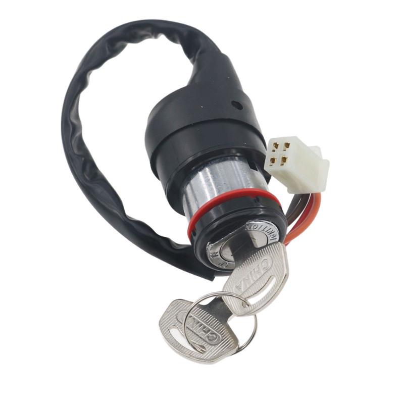 Compatible for Suzuki Prince GN125/150: Ignition, Power Lock, Full Vehicle Key, 4-Wire Barrel.
Compatible for Suzuki Prince GN125/150: Ignition, Power Lock, Full Vehicle Key, 4-Wire Barrel.