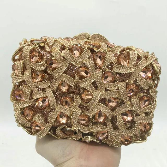 Boutique De FGG Yellow Crystal Evening Bags Bridal Rhinestone Handbags and Purses Women Party Dinner Gems Clutch Bag,Mini Mini Size
Boutique De FGG Yellow Crystal Evening Bags Bridal Rhinestone Handbags and Purses Women Party Dinner Gems Clutch Bag,Mini Mini Size