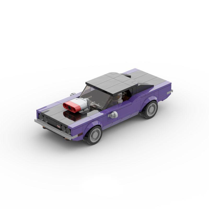 Challenger 1970 Creative Speed Car Series, MOC-Compatible Building Blocks, 8-Stud Design
Challenger 1970 Creative Speed Car Series, MOC-Compatible Building Blocks, 8-Stud Design