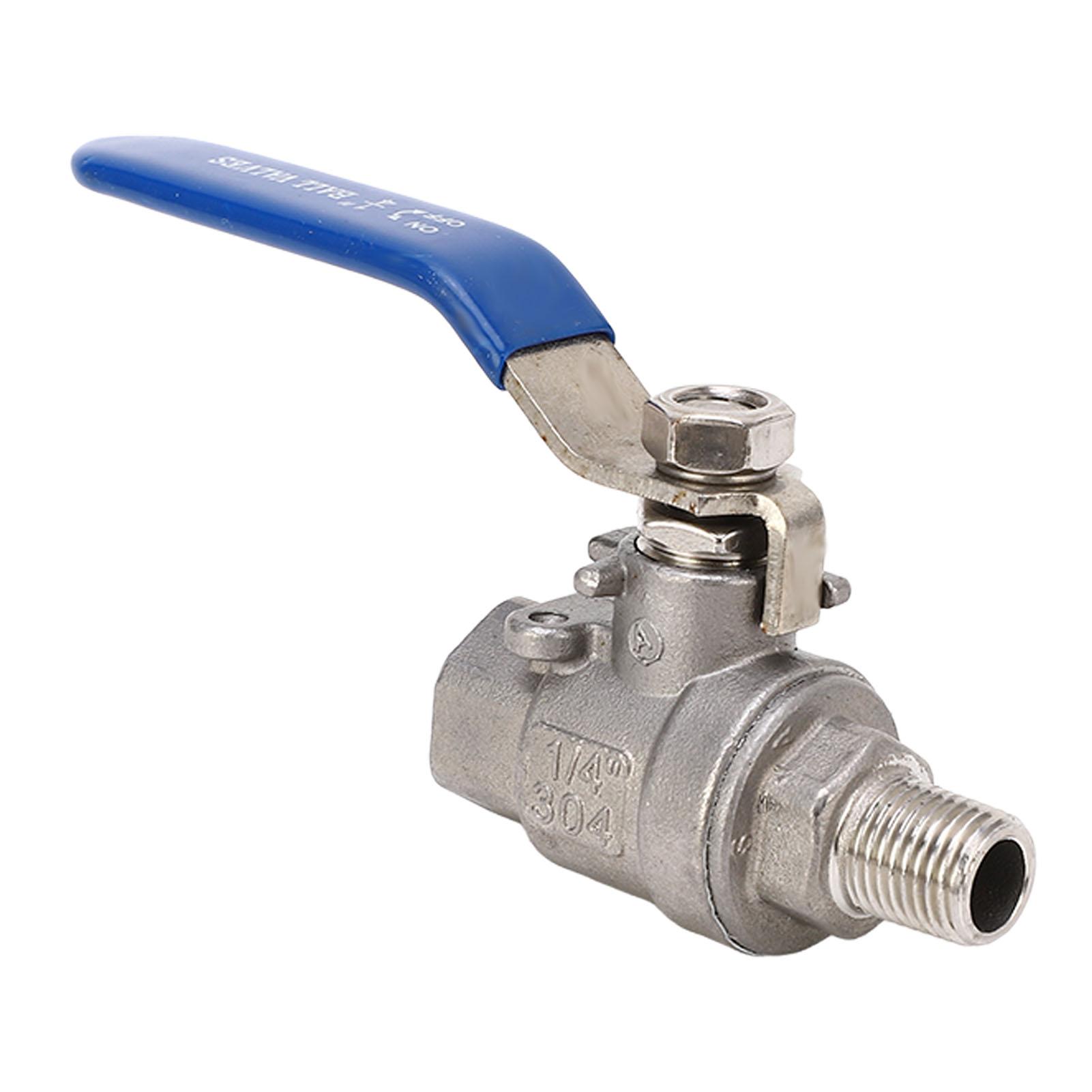 NPT Ball Valve Female Male 1 4in Thread Good Sealing Stainless Steel Ball Valve for Water Oil Gas
NPT Ball Valve Female Male 1 4in Thread Good Sealing Stainless Steel Ball Valve for Water Oil Gas