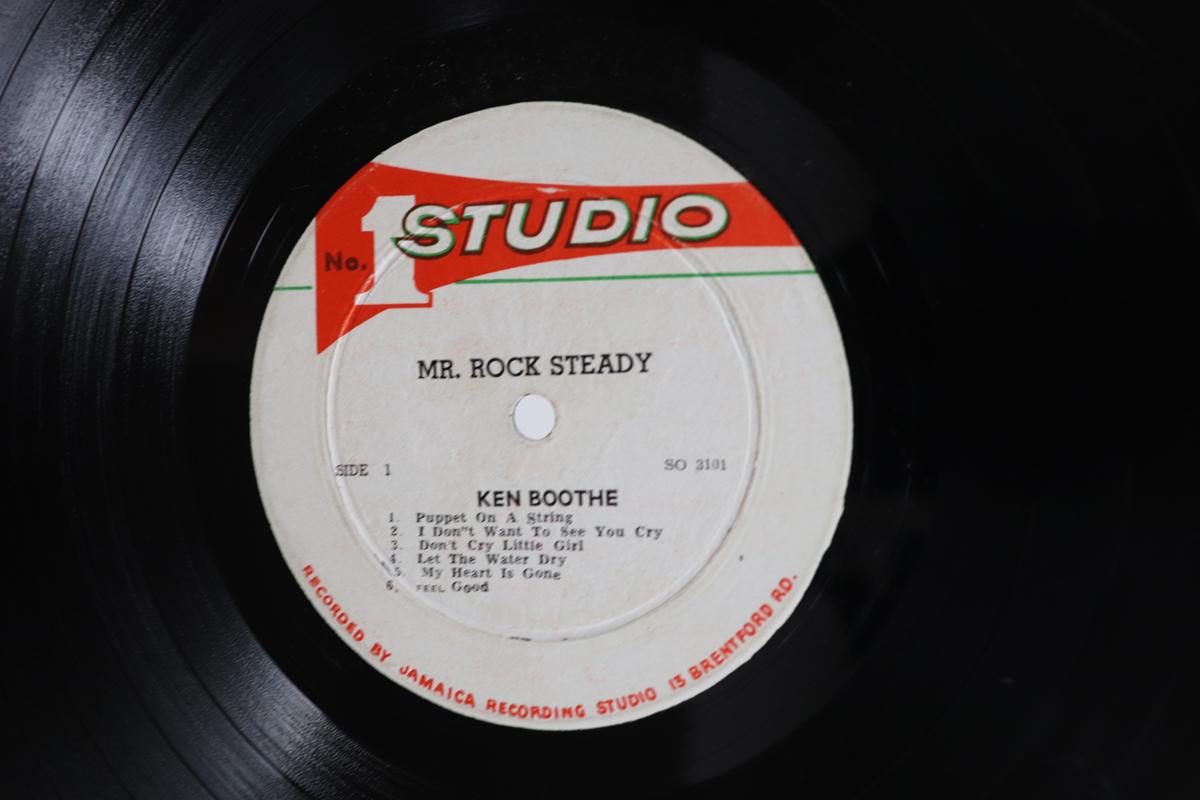 LP Record KEN BOOTHE - Mr. Rock Steady SO3101 STUDIO ONE 1971 Jamaica Reggae, Ska & Dub Used
LP Record KEN BOOTHE - Mr. Rock Steady SO3101 STUDIO ONE 1971 Jamaica Reggae, Ska & Dub Used