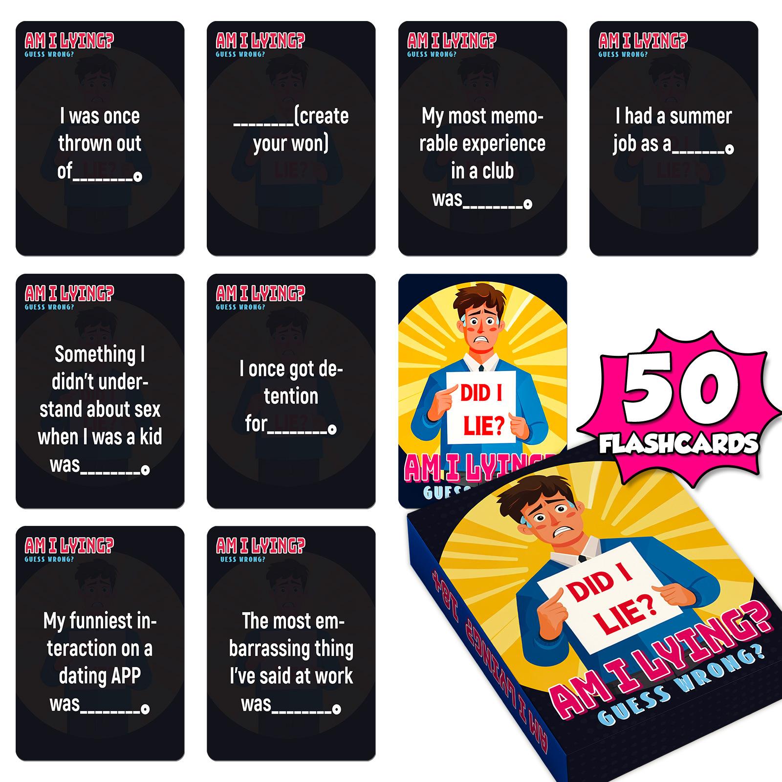 Classic Party Starter Gift Set - 50 Hilarious Game Cards for Bluffing and Dares Guaranteed to Energize Any Adult Gathering
Classic Party Starter Gift Set - 50 Hilarious Game Cards for Bluffing and Dares Guaranteed to Energize Any Adult Gathering