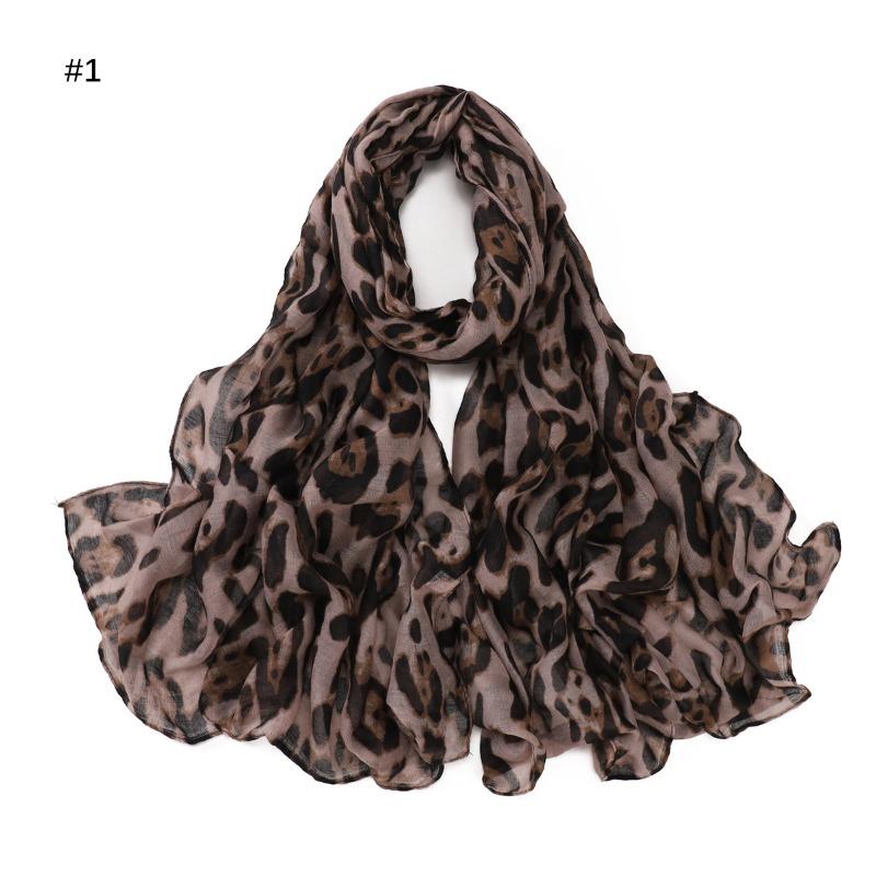 Fashion sense leopard print Bali yarn long scarf silk scarf personality sweet cool headscarf scarf beach towel shawl 180cm
Fashion sense leopard print Bali yarn long scarf silk scarf personality sweet cool headscarf scarf beach towel shawl 180cm