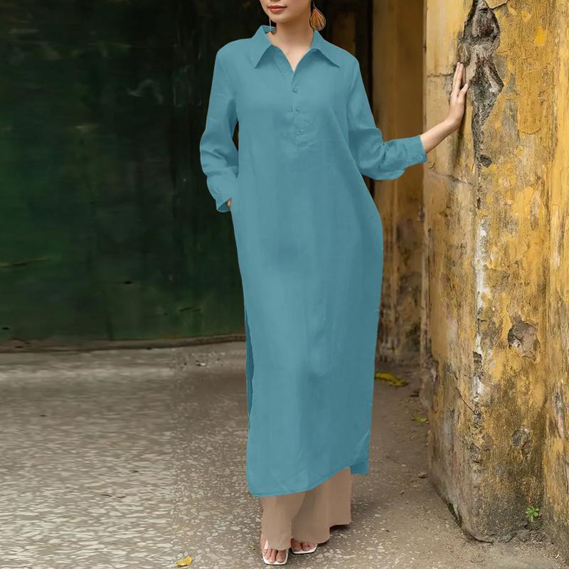 ZANZEA Women Casual Classic Collar Solid Color Loose Long Sleeve Shirt Dress 2XL
ZANZEA Women Casual Classic Collar Solid Color Loose Long Sleeve Shirt Dress 2XL