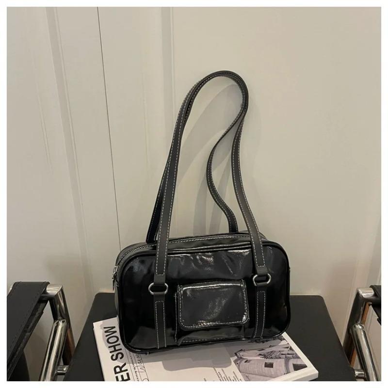 Vintage College Style PU Leather Women s Shoulder Bags Versatile Solid Color Ladies Underarm Bags Casual Simple Female Handbag чёрный
Vintage College Style PU Leather Women s Shoulder Bags Versatile Solid Color Ladies Underarm Bags Casual Simple Female Handbag чёрный