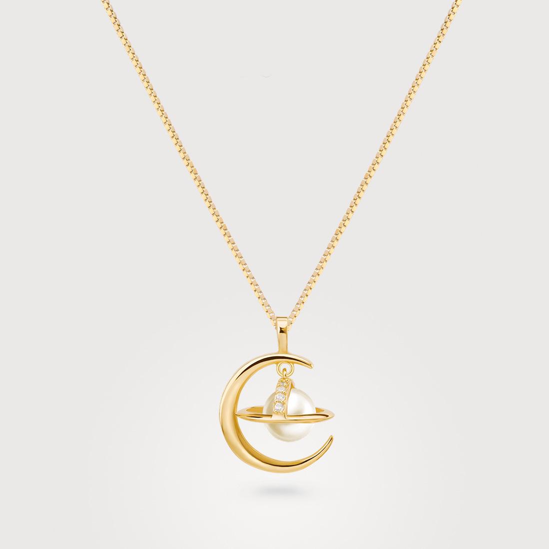 Французское Высококачественное Стерлинговое Серебро s925 с Золотым Покрытием Подвеска Ожерелье Луна Планета 925 Silver
Французское Высококачественное Стерлинговое Серебро s925 с Золотым Покрытием Подвеска Ожерелье Луна Планета 925 Silver