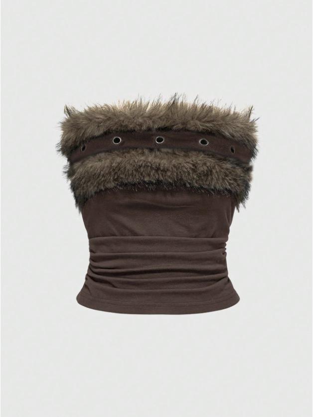 Summer Stylish Hip Hop Women s Vest with Fur and Metal Accents Large
Summer Stylish Hip Hop Women s Vest with Fur and Metal Accents Large