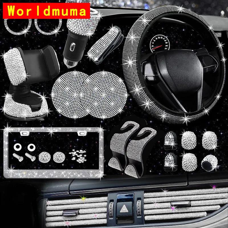 Car Luxury 27PCS/SET Lady Diamond Car Interior Decoration Gift Box for 4 Seasons General Motors Storage Romatherapy Phone Holder
Car Luxury 27PCS/SET Lady Diamond Car Interior Decoration Gift Box for 4 Seasons General Motors Storage Romatherapy Phone Holder