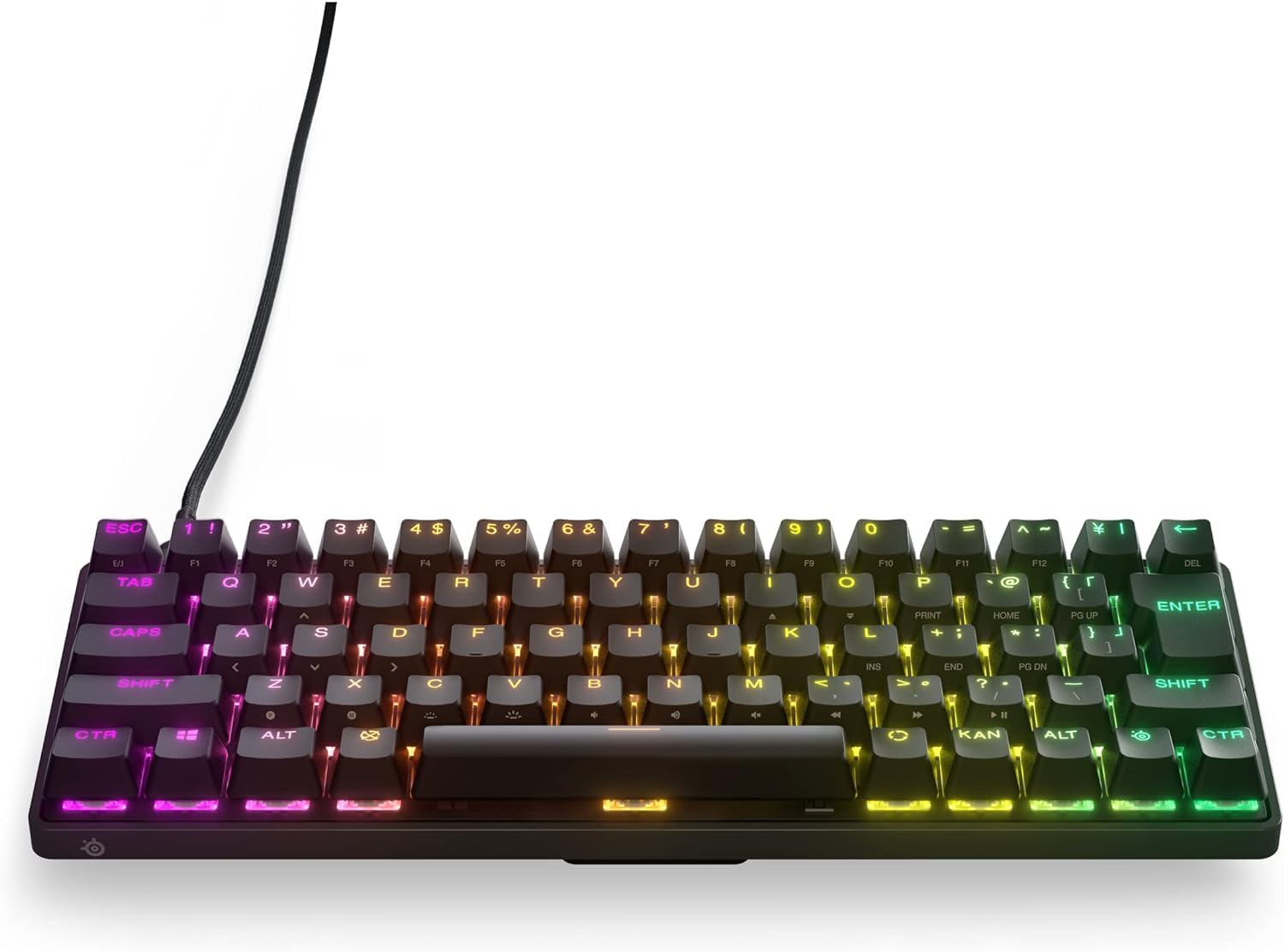 SteelSeries Gaming Keyboard Mini Size Apex 9 Mini JP Wired Japanese Layout Response Time Actuation Point Adjustable OptiPoint Optical Switch Heavy чорний
SteelSeries Gaming Keyboard Mini Size Apex 9 Mini JP Wired Japanese Layout Response Time Actuation Point Adjustable OptiPoint Optical Switch Heavy чорний