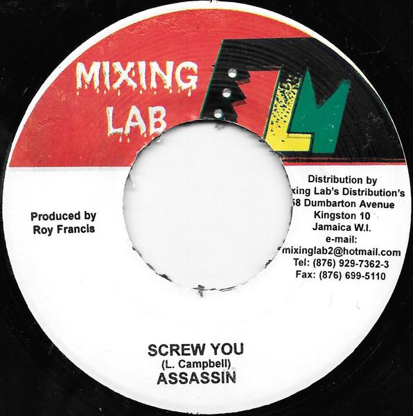 7-дюймовая пластинка ASSASSIN - Screw You NONE Mixing Lab 2004 Ямайка Регги, Ска и Даб Б/У
7-дюймовая пластинка ASSASSIN - Screw You NONE Mixing Lab 2004 Ямайка Регги, Ска и Даб Б/У