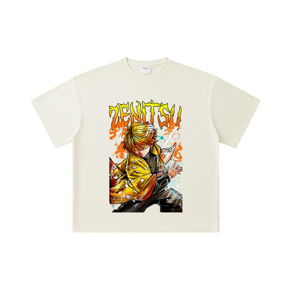 260 GSM Double Yarn 32 Count 100% Cotton Demon Slayer V87 Zenitsu Print Unisex Heavy Cotton T Shirt S абрикосовый
260 GSM Double Yarn 32 Count 100% Cotton Demon Slayer V87 Zenitsu Print Unisex Heavy Cotton T Shirt S абрикосовый