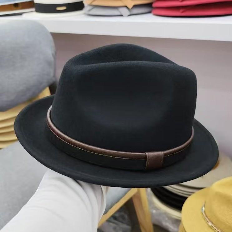 Korean version of tide autumn and winter pure wool curled short-brimmed top hat men and women British fashion versatile couple hat jazz hat Adjustable (54-58cm)
Korean version of tide autumn and winter pure wool curled short-brimmed top hat men and women British fashion versatile couple hat jazz hat Adjustable (54-58cm)