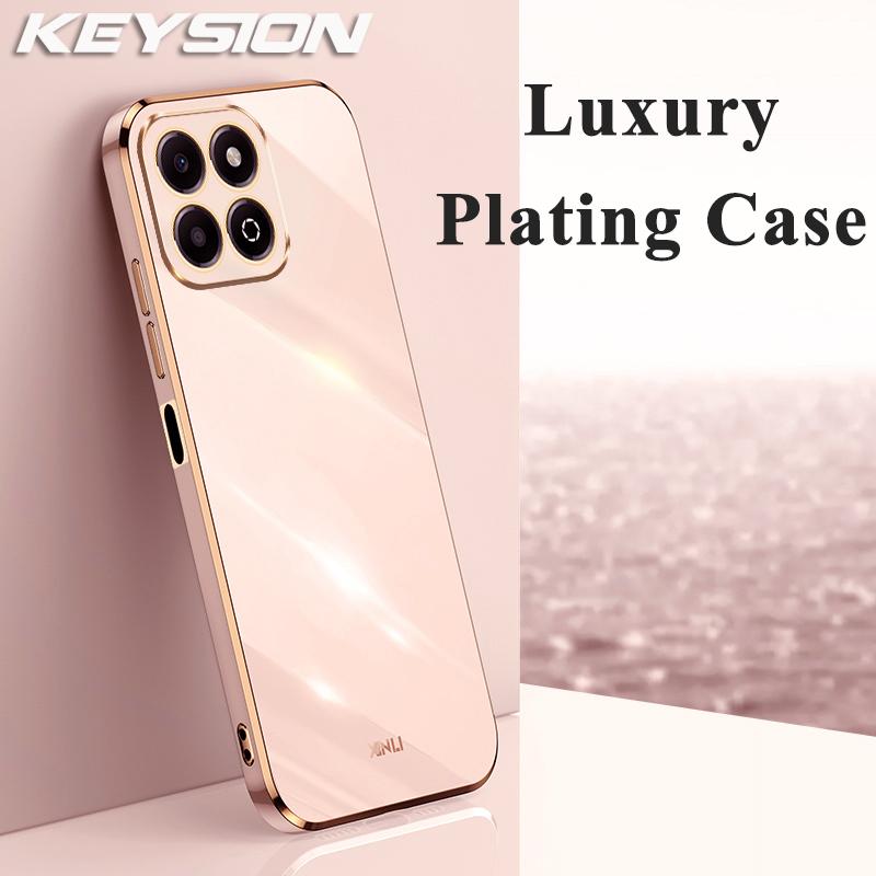 KEYSION Роскошный чехол с покрытием для HONOR X6b X6A X6 Мягкий силиконовый квадратный чехол для телефона TPU, противоударный чехол для Huawei Honor X6A X6b for Honor X6 белый
KEYSION Роскошный чехол с покрытием для HONOR X6b X6A X6 Мягкий силиконовый квадратный чехол для телефона TPU, противоударный чехол для Huawei Honor X6A X6b for Honor X6 белый