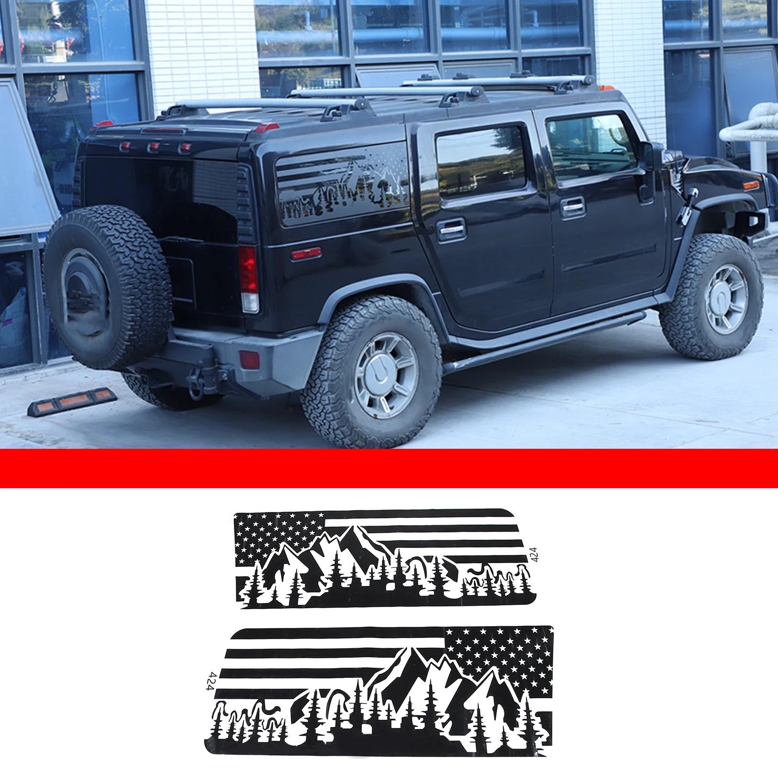 For Hummer H2 2003-2009 For H3 2005-2009 PVC Black Car Rear Window Windshield Graphic Decal sticker car Accessories
For Hummer H2 2003-2009 For H3 2005-2009 PVC Black Car Rear Window Windshield Graphic Decal sticker car Accessories