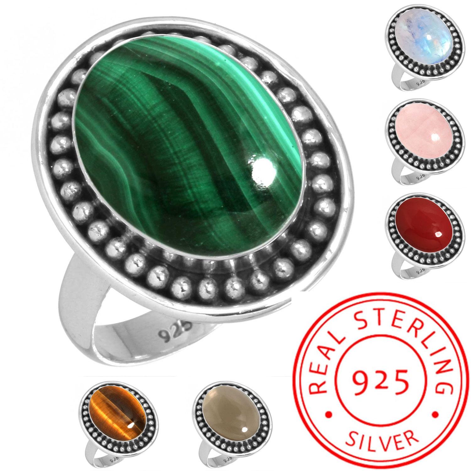 925 Sterling Silver Ring Women Gemstone Handmade Jewelry Friendship Day Gift Malachite Moonstone Rose Quartz Red Stone Smoky Topaz Tiger Eye Cocktail 8 смокі топазу кольору
925 Sterling Silver Ring Women Gemstone Handmade Jewelry Friendship Day Gift Malachite Moonstone Rose Quartz Red Stone Smoky Topaz Tiger Eye Cocktail 8 смокі топазу кольору