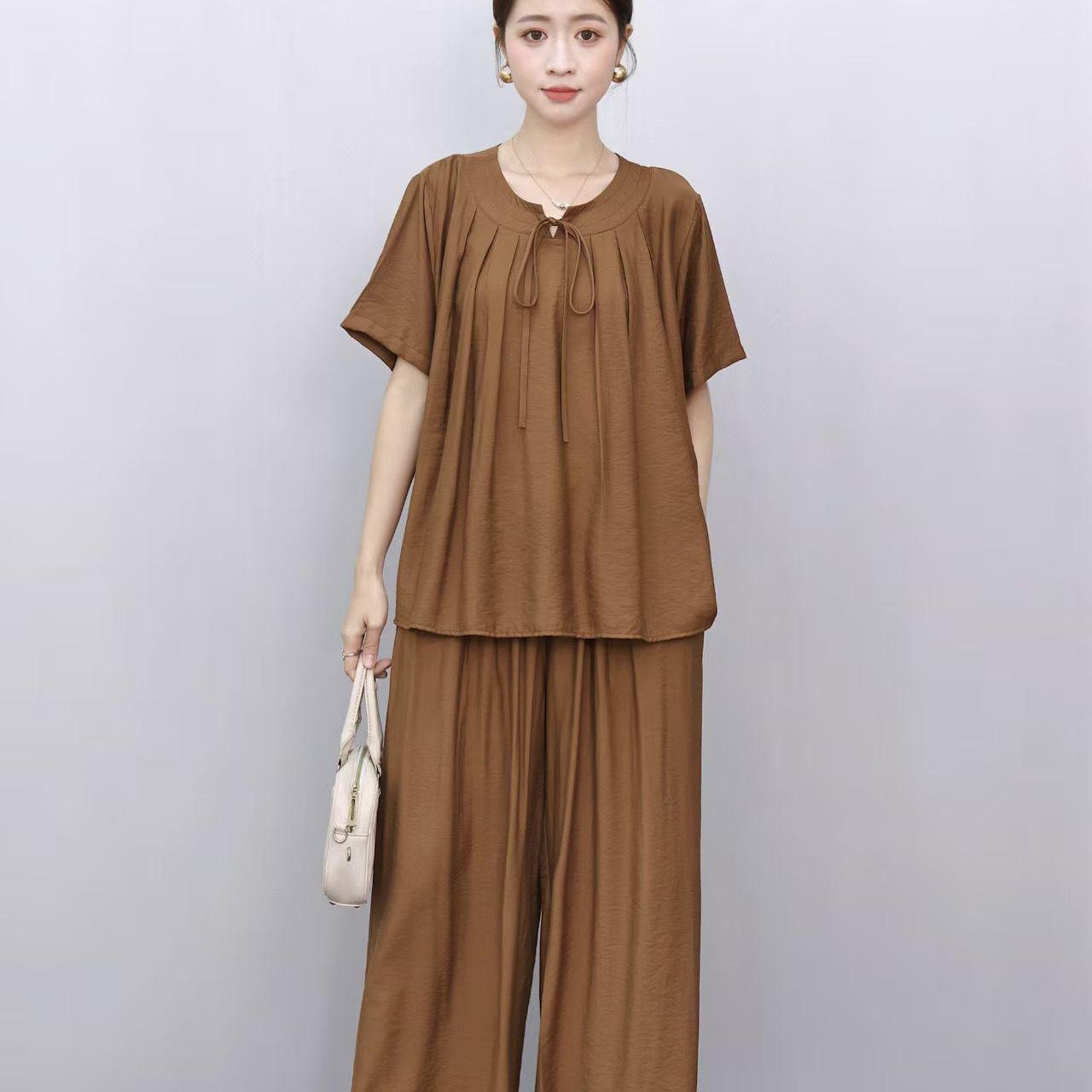 2026 Stylish Women s Summer Suit: Loose Top & Wide-Leg Pants Two-Piece Set XL (Weight 90-110 jin) помаранчевий
2026 Stylish Women s Summer Suit: Loose Top & Wide-Leg Pants Two-Piece Set XL (Weight 90-110 jin) помаранчевий