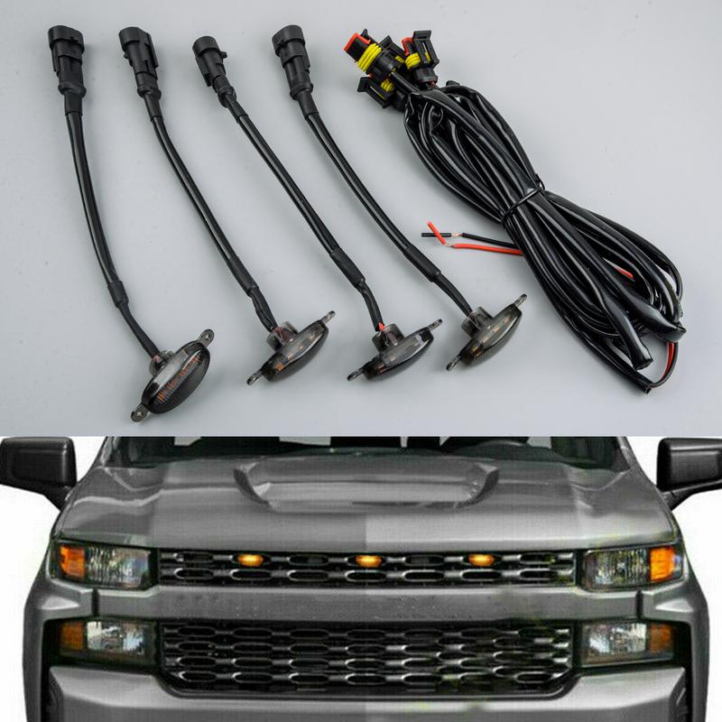 1 Set Car Front Grille Smoked Lens Yellow LED Light Lamp Fit for Chevrolet Colorado Plastic
1 Set Car Front Grille Smoked Lens Yellow LED Light Lamp Fit for Chevrolet Colorado Plastic