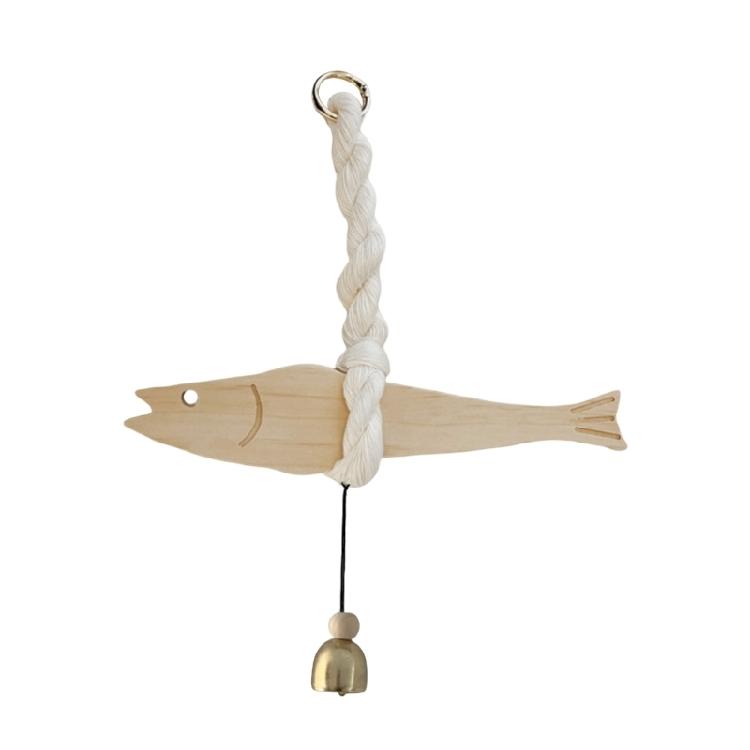 Wooden Fish Decors Hanging Fish Chimes with Bells Fish Wall Decors for Marine Themed Beach Theme Door Pendants Doorbell
Wooden Fish Decors Hanging Fish Chimes with Bells Fish Wall Decors for Marine Themed Beach Theme Door Pendants Doorbell
