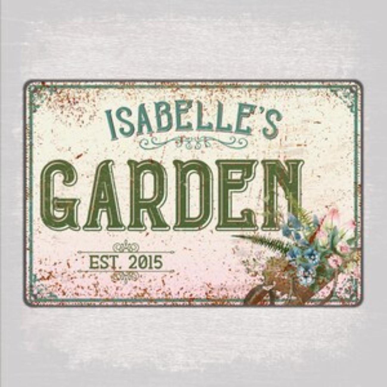 Personalized Floral Metal Sign Custom Garden Plaque Established Year Decor чёрный
Personalized Floral Metal Sign Custom Garden Plaque Established Year Decor чёрный