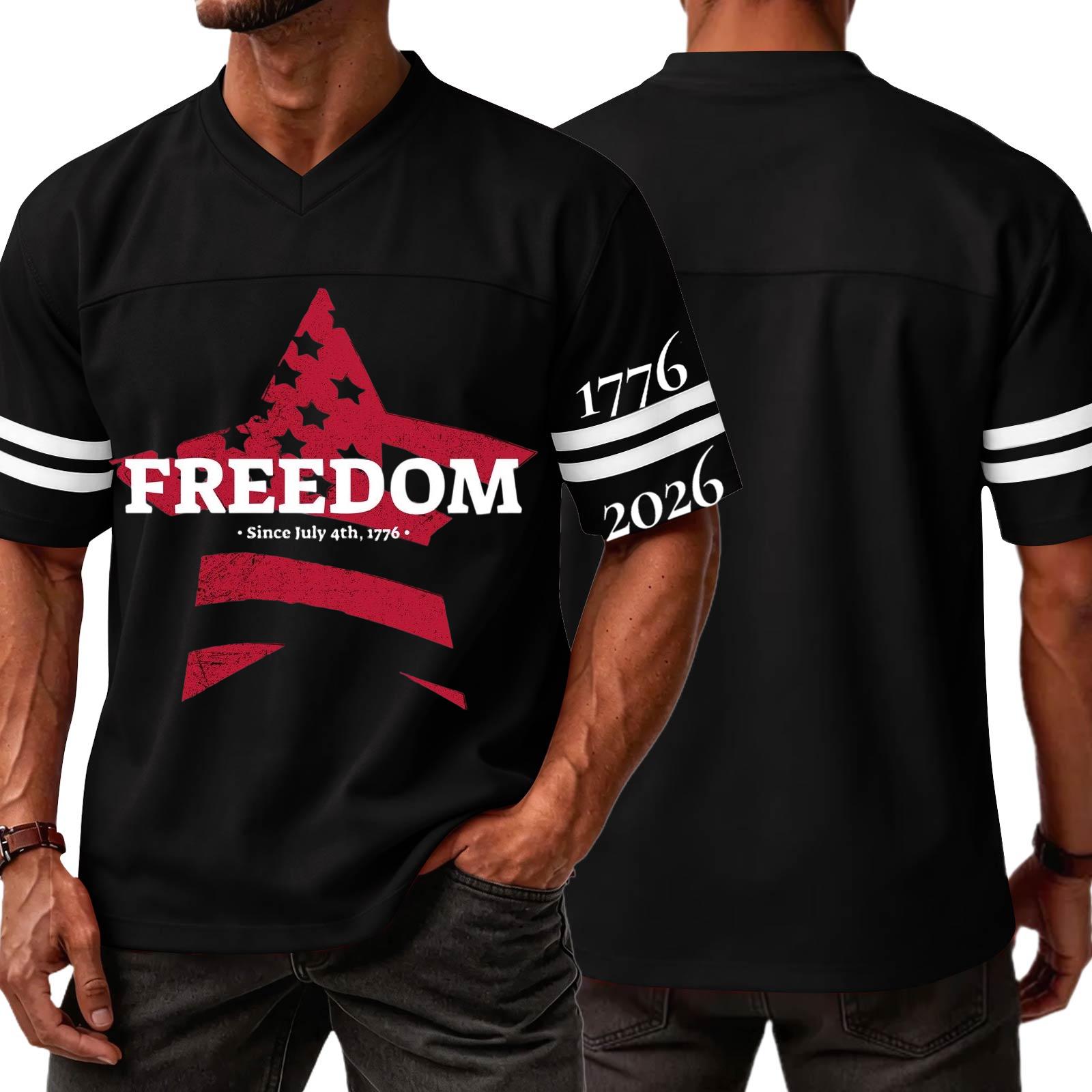 Men s Casual V Neck Pullover Shirt Short Sleeve Sport Tee Independence Day Letter Print Freedom Since July 4th S чёрный
Men s Casual V Neck Pullover Shirt Short Sleeve Sport Tee Independence Day Letter Print Freedom Since July 4th S чёрный