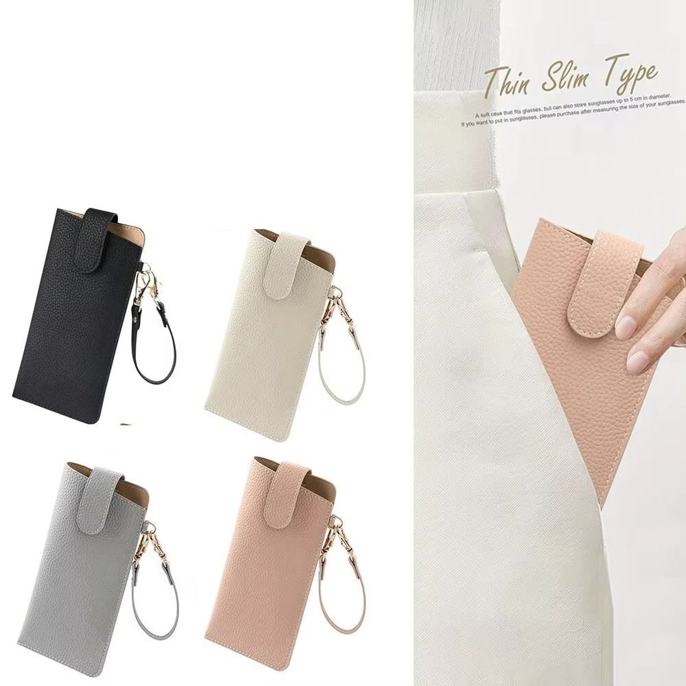 Waterproof Glasses Storage Bag with Lanyard Sunglasses Storage Clip Leather Sunglasses Pouch Male сірий
Waterproof Glasses Storage Bag with Lanyard Sunglasses Storage Clip Leather Sunglasses Pouch Male сірий