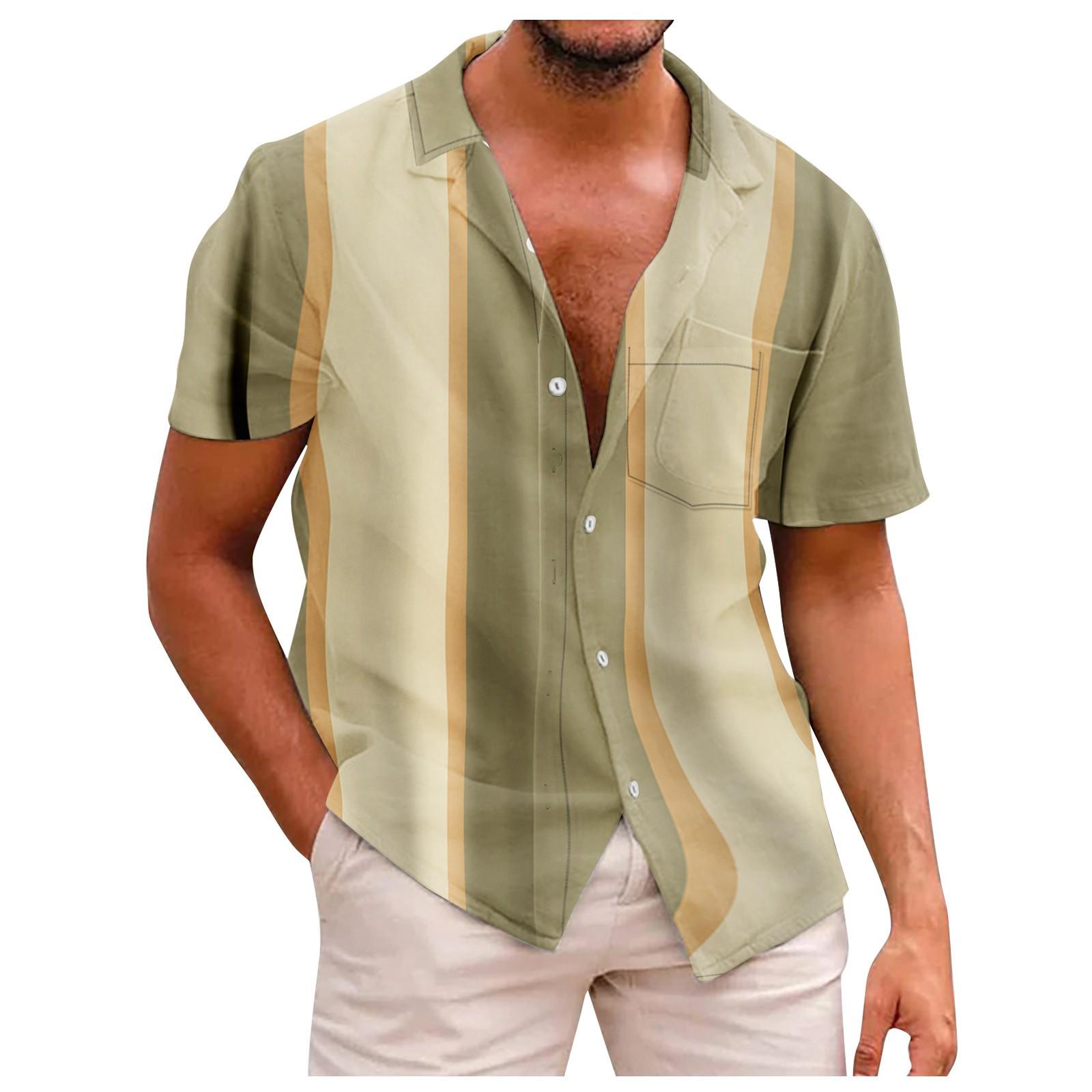 Новая летняя мужская облегающая рубашка с принтом, большая модная повседневная мужская рубашка с коротким рукавом XXL хаки
Новая летняя мужская облегающая рубашка с принтом, большая модная повседневная мужская рубашка с коротким рукавом XXL хаки