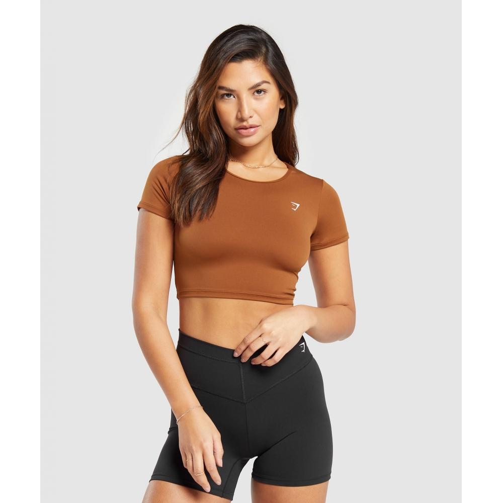 GYMSHARK Everyday Cap Sleeve T Shirt Copper Brown B8A2K NCCY
GYMSHARK Everyday Cap Sleeve T Shirt Copper Brown B8A2K NCCY