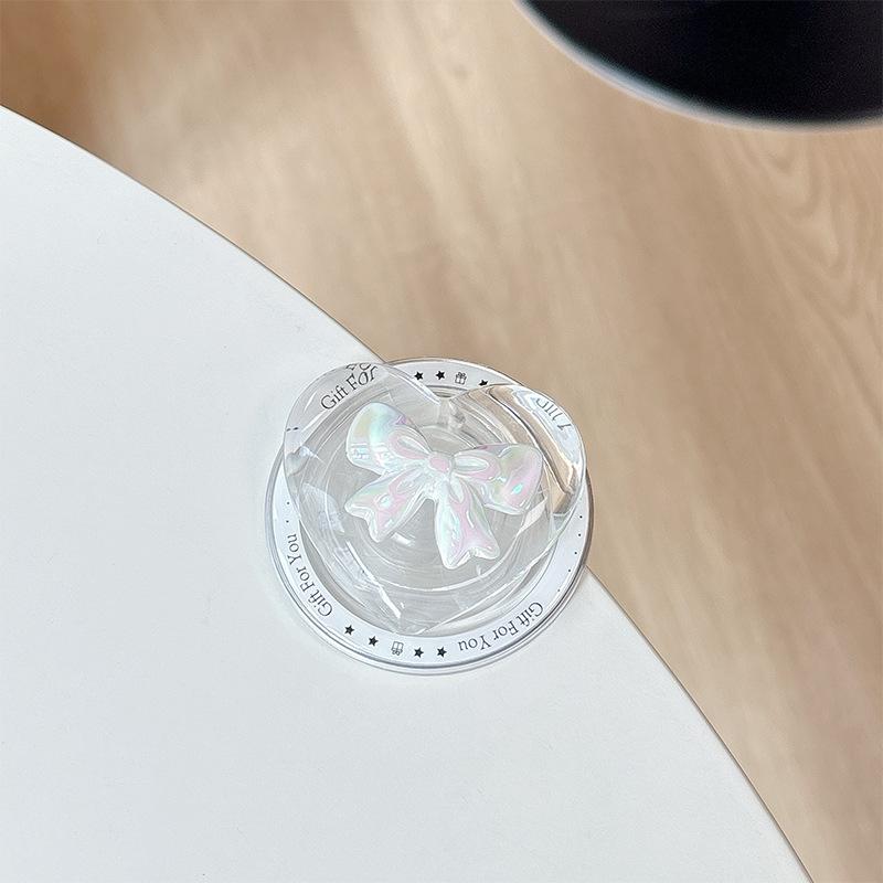 Transparent Love Bow Flower Mobile Phone Airbag Bracket Magnetic Suction Magsafe Telescopic Ring Small Fresh Original
Transparent Love Bow Flower Mobile Phone Airbag Bracket Magnetic Suction Magsafe Telescopic Ring Small Fresh Original