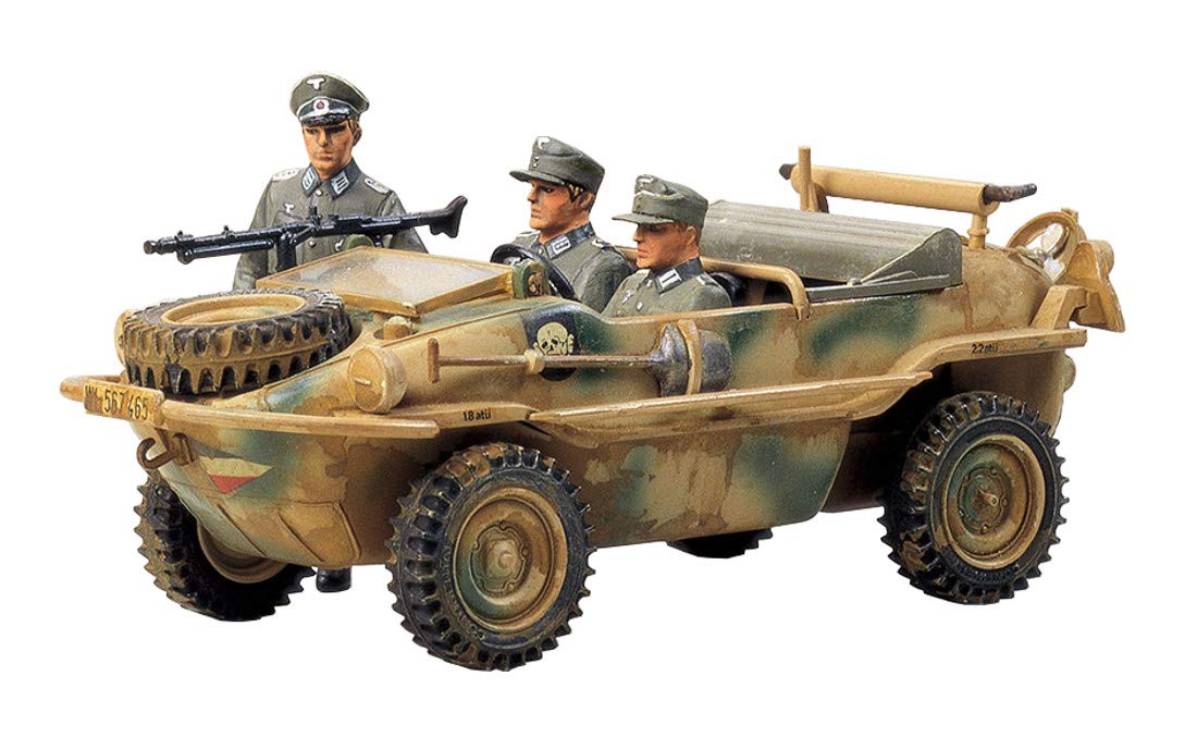 Tamiya 135 Military Miniature Series No.03 German Army Amphibious Vehicle Schwimwagen Plastic Model 35003
Tamiya 135 Military Miniature Series No.03 German Army Amphibious Vehicle Schwimwagen Plastic Model 35003