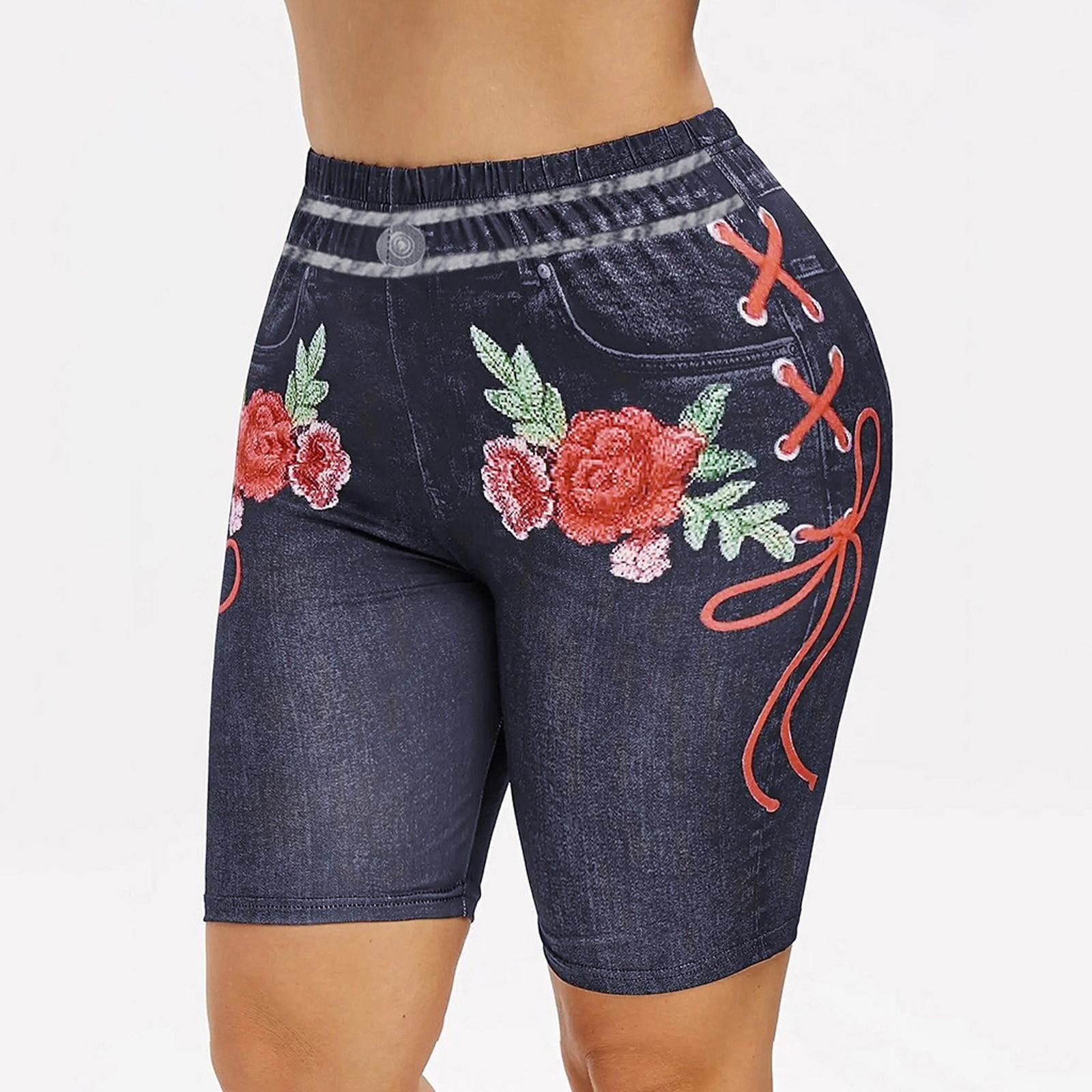 Модные женские джеггинсы с высокой талией и принтом, повседневные вечерние шорты, джинсы XL чёрный
Модные женские джеггинсы с высокой талией и принтом, повседневные вечерние шорты, джинсы XL чёрный