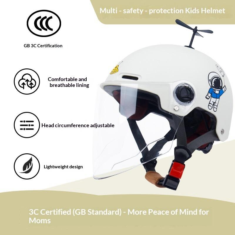 Electric Vehicle Children s Helmet Suitable for 3-14 Years Old Cute Breathable Removable Ear Protection Safety Half Helmet one size fits all
Electric Vehicle Children s Helmet Suitable for 3-14 Years Old Cute Breathable Removable Ear Protection Safety Half Helmet one size fits all
