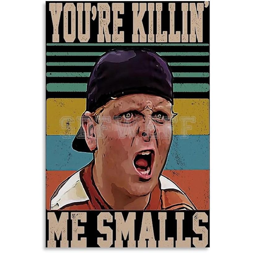 SDFWEFF Movie The Sandlot Poster Ham Porter Poster You re Killing Me Smalls Art (1) Canvas Painting Wall Art Poster for Bedroom Living Room Decor 24x36inch(60x90cm)
SDFWEFF Movie The Sandlot Poster Ham Porter Poster You re Killing Me Smalls Art (1) Canvas Painting Wall Art Poster for Bedroom Living Room Decor 24x36inch(60x90cm)