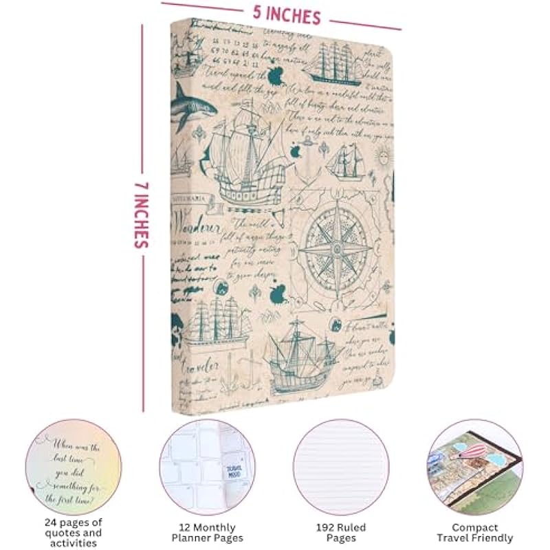 Doodle Travelogue Hard Bound B6 Travel Planner | 24 Monthly Planner Pages | 24 Motivational Quote Pages (5 X 7 Inches, 8 B6
Doodle Travelogue Hard Bound B6 Travel Planner | 24 Monthly Planner Pages | 24 Motivational Quote Pages (5 X 7 Inches, 8 B6