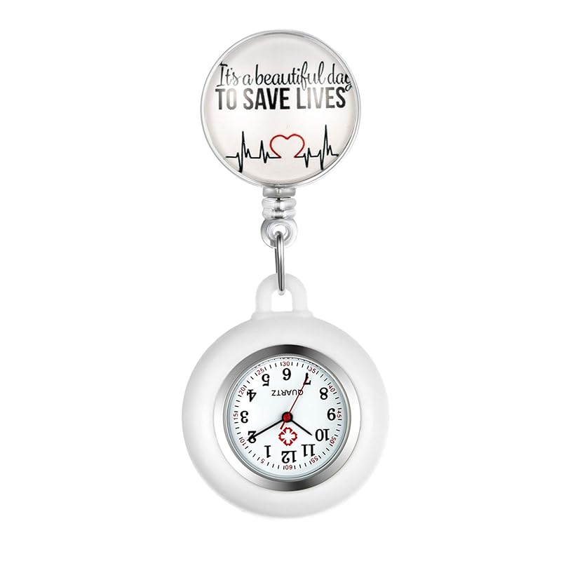 Lancardo nurse watch nurse clock pocket watch pocket watch silicon removable stretchable men s ladies cute Save Lifes nursery teacher caregiver unisex
Lancardo nurse watch nurse clock pocket watch pocket watch silicon removable stretchable men s ladies cute Save Lifes nursery teacher caregiver unisex