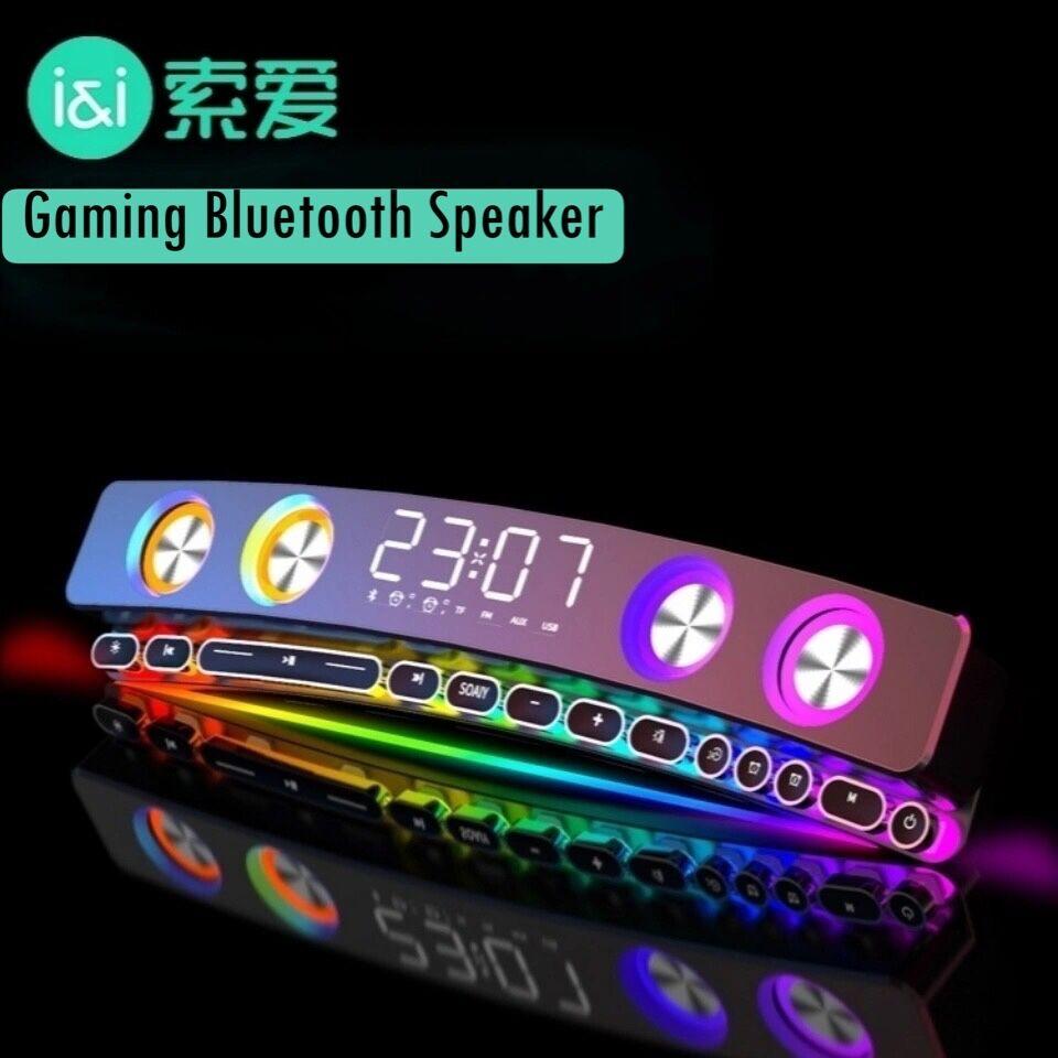 3600 мАч Беспроводная игра Bluetooth Динамик Звуковая панель USB 3D Стерео Сабвуфер AUX FM Домашние часы Внутренняя звуковая панель Компьютер Loudspeake
3600 мАч Беспроводная игра Bluetooth Динамик Звуковая панель USB 3D Стерео Сабвуфер AUX FM Домашние часы Внутренняя звуковая панель Компьютер Loudspeake