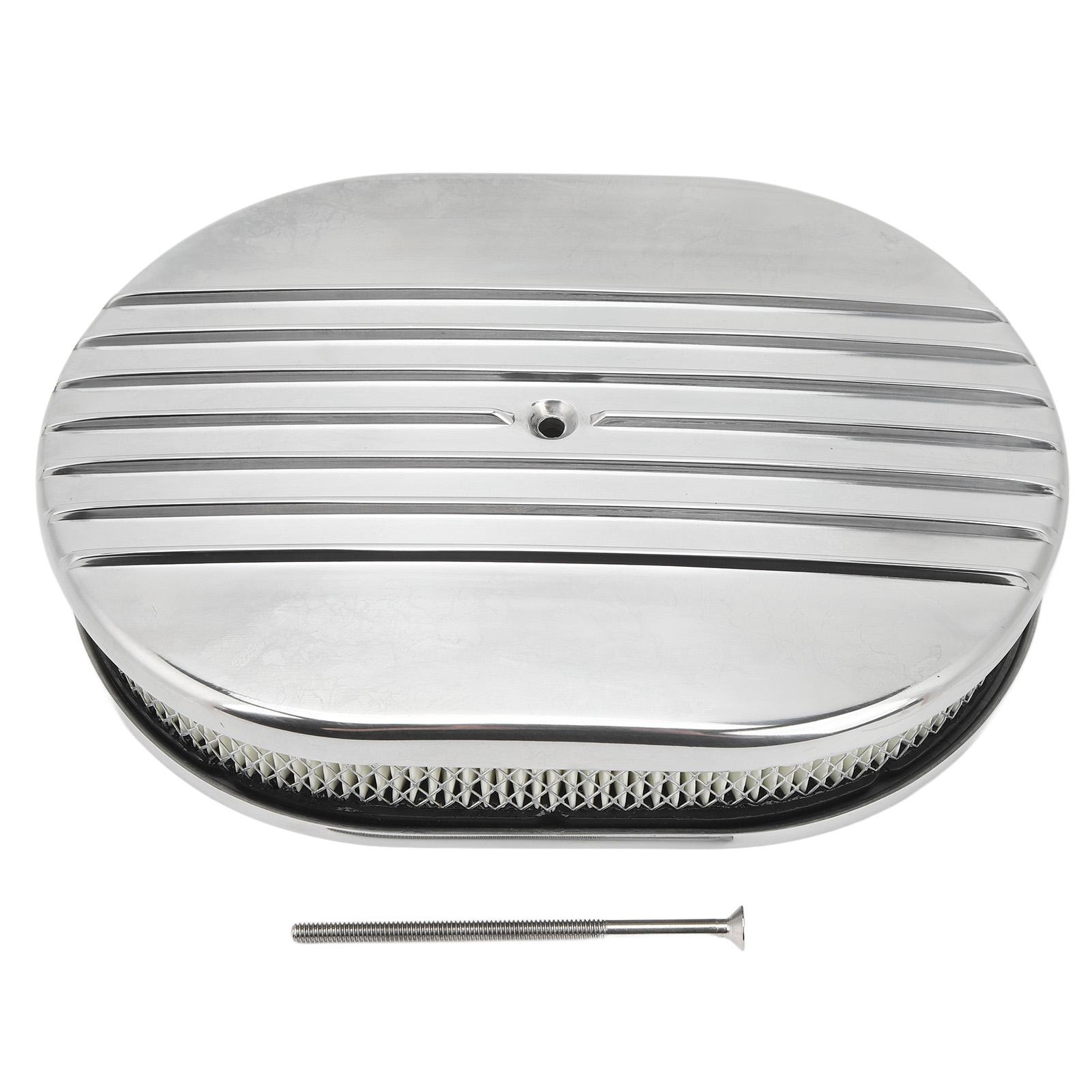 Air Cleaner Polished Aluminum Alloy 12in Oval Half Finned Air Filter Assembly Kit Replacement For Air Cleaner Assembly серебряный
Air Cleaner Polished Aluminum Alloy 12in Oval Half Finned Air Filter Assembly Kit Replacement For Air Cleaner Assembly серебряный