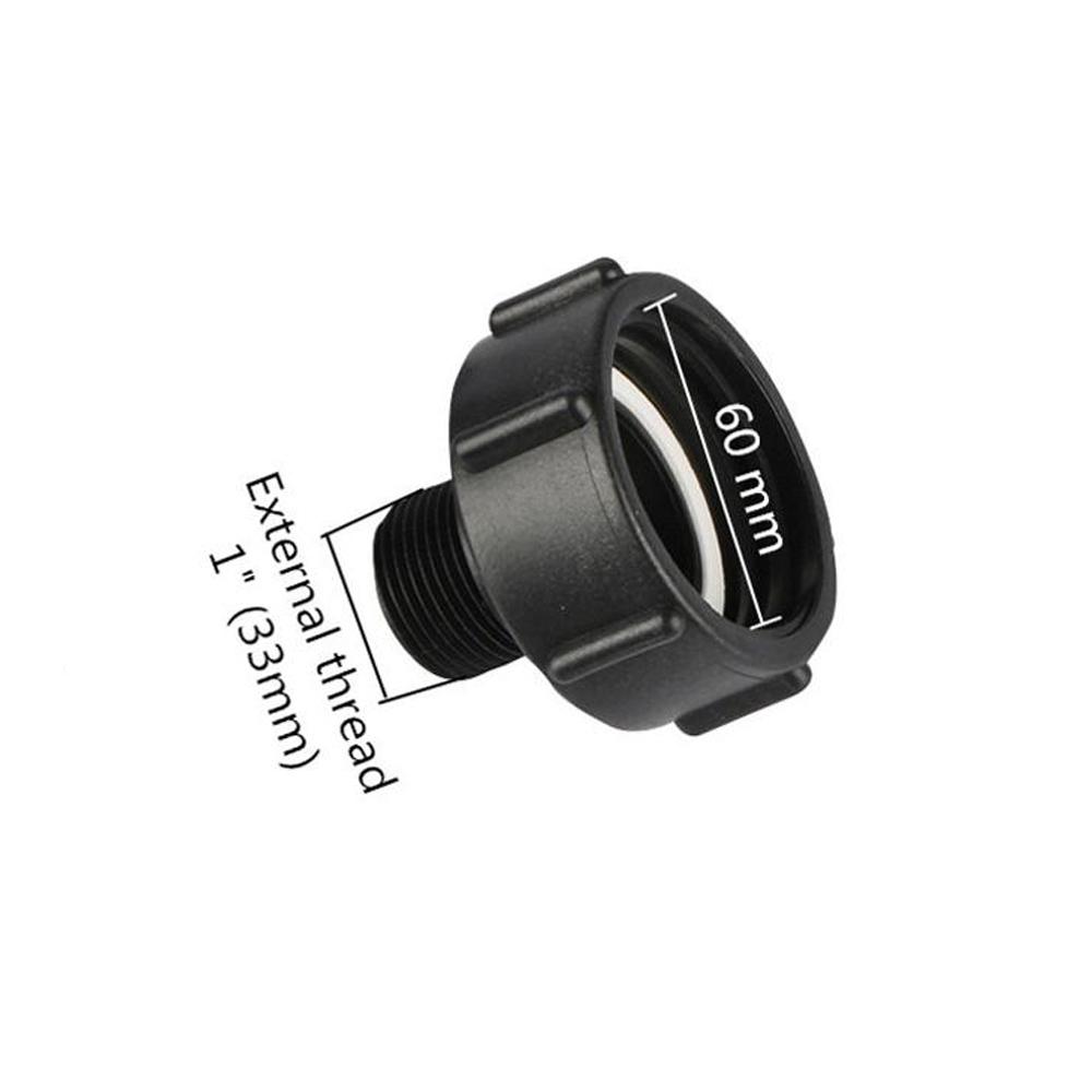 S60 Coarse To 3/4 1 1.5 2 Male Thread IBC Tank Adapter Rainwater Tank Fitting Replacement Drain Connector Supplies
S60 Coarse To 3/4 1 1.5 2 Male Thread IBC Tank Adapter Rainwater Tank Fitting Replacement Drain Connector Supplies
