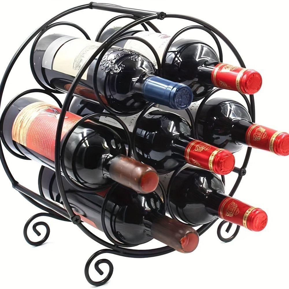 Metal Wine Bottle Holder 7 Bottles Wine Bottle Stand Simple Countertop Display Rack Kitchen
Metal Wine Bottle Holder 7 Bottles Wine Bottle Stand Simple Countertop Display Rack Kitchen