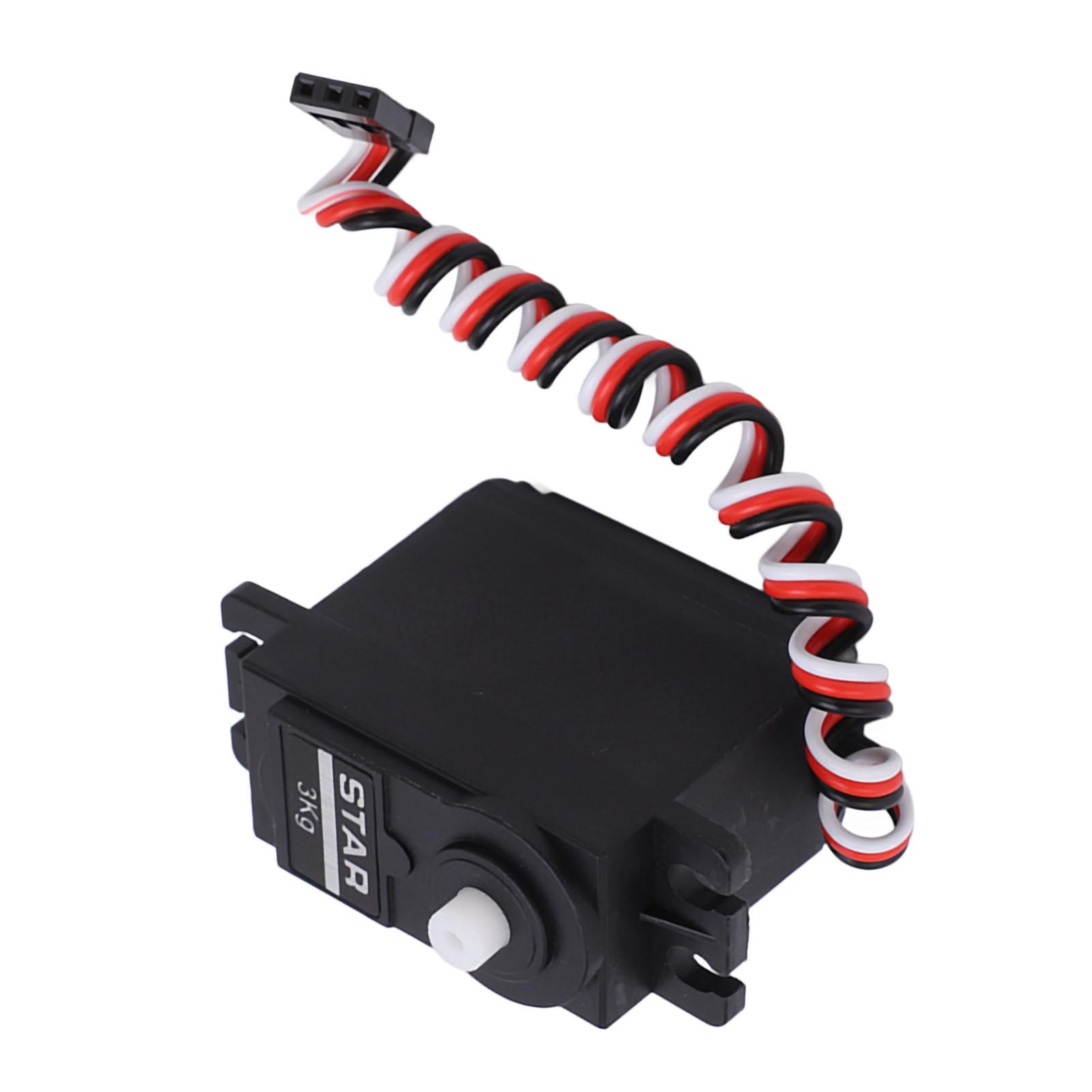 3KG Plastic RC Car Steering Servo Black RC Steering Gear for BONZAI 1/16 RC Off Road Vehicles
3KG Plastic RC Car Steering Servo Black RC Steering Gear for BONZAI 1/16 RC Off Road Vehicles