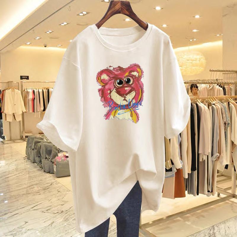 Pure cotton 2025 summer short-sleeved crew neck women s T-shirt loose national tide printed casual women s bottoming shirt S
Pure cotton 2025 summer short-sleeved crew neck women s T-shirt loose national tide printed casual women s bottoming shirt S