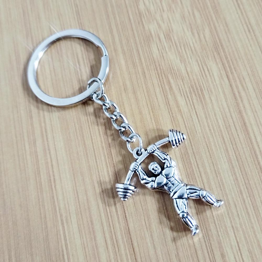 International Fitness Dumbbell & Barbell Keychain Pendant
International Fitness Dumbbell & Barbell Keychain Pendant