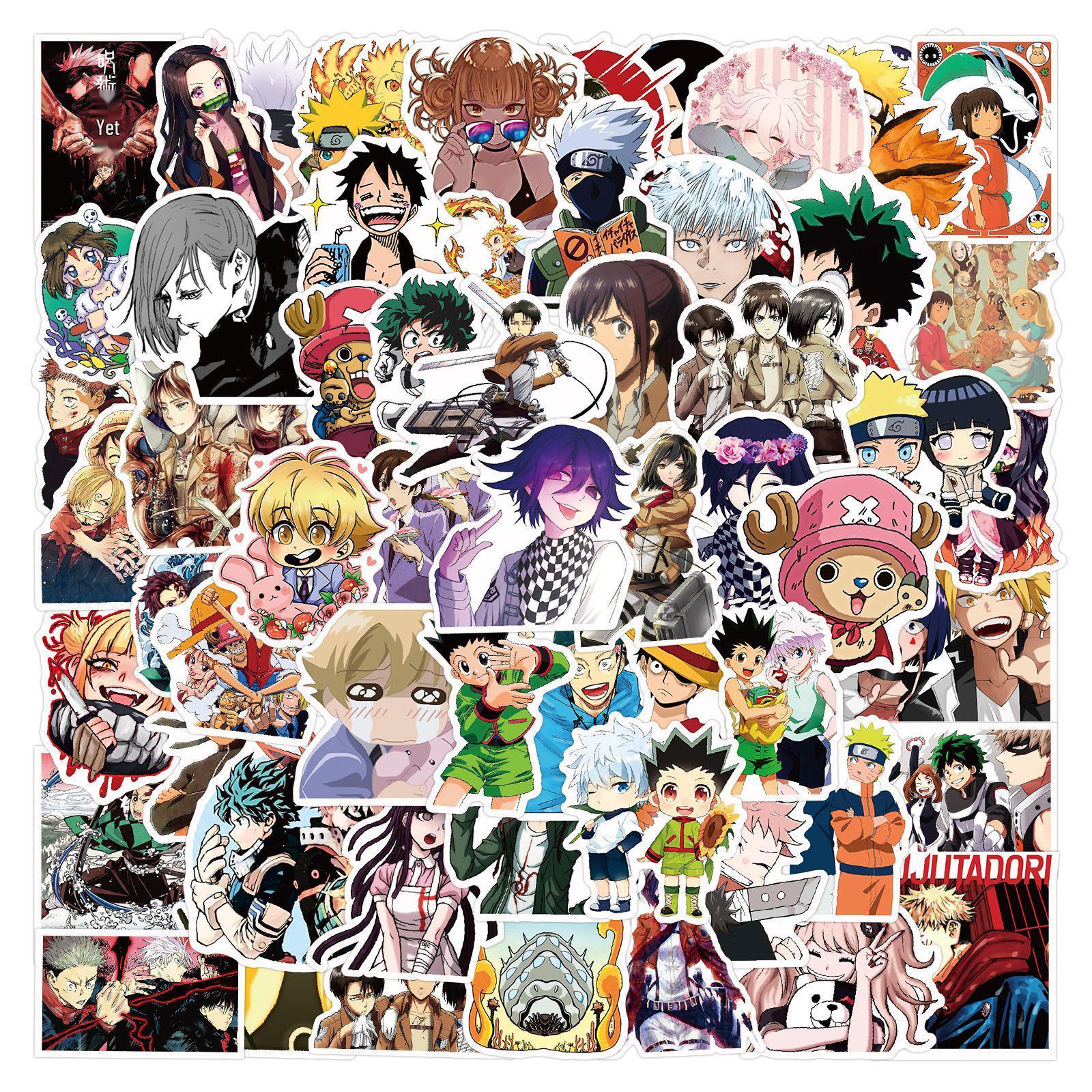 100 Cartoon Anime Stickers - Waterproof Decorations for Stationery, Planners, Water Bottles, and Computers
100 Cartoon Anime Stickers - Waterproof Decorations for Stationery, Planners, Water Bottles, and Computers