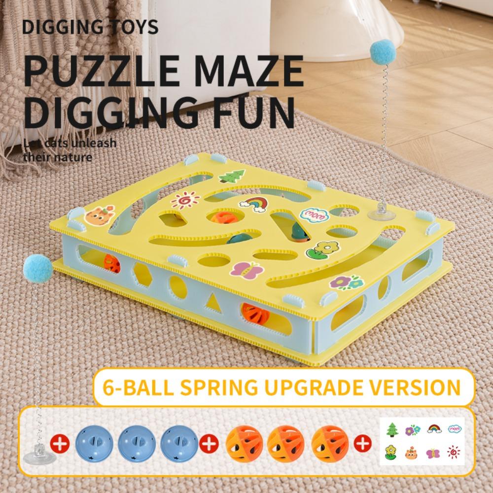 Durable With Bell Ball Cat Nail File Box Sandpaper Inside Interactive Cat Scratching Posts Maze Tunnel Cat Exercise Kitten
Durable With Bell Ball Cat Nail File Box Sandpaper Inside Interactive Cat Scratching Posts Maze Tunnel Cat Exercise Kitten