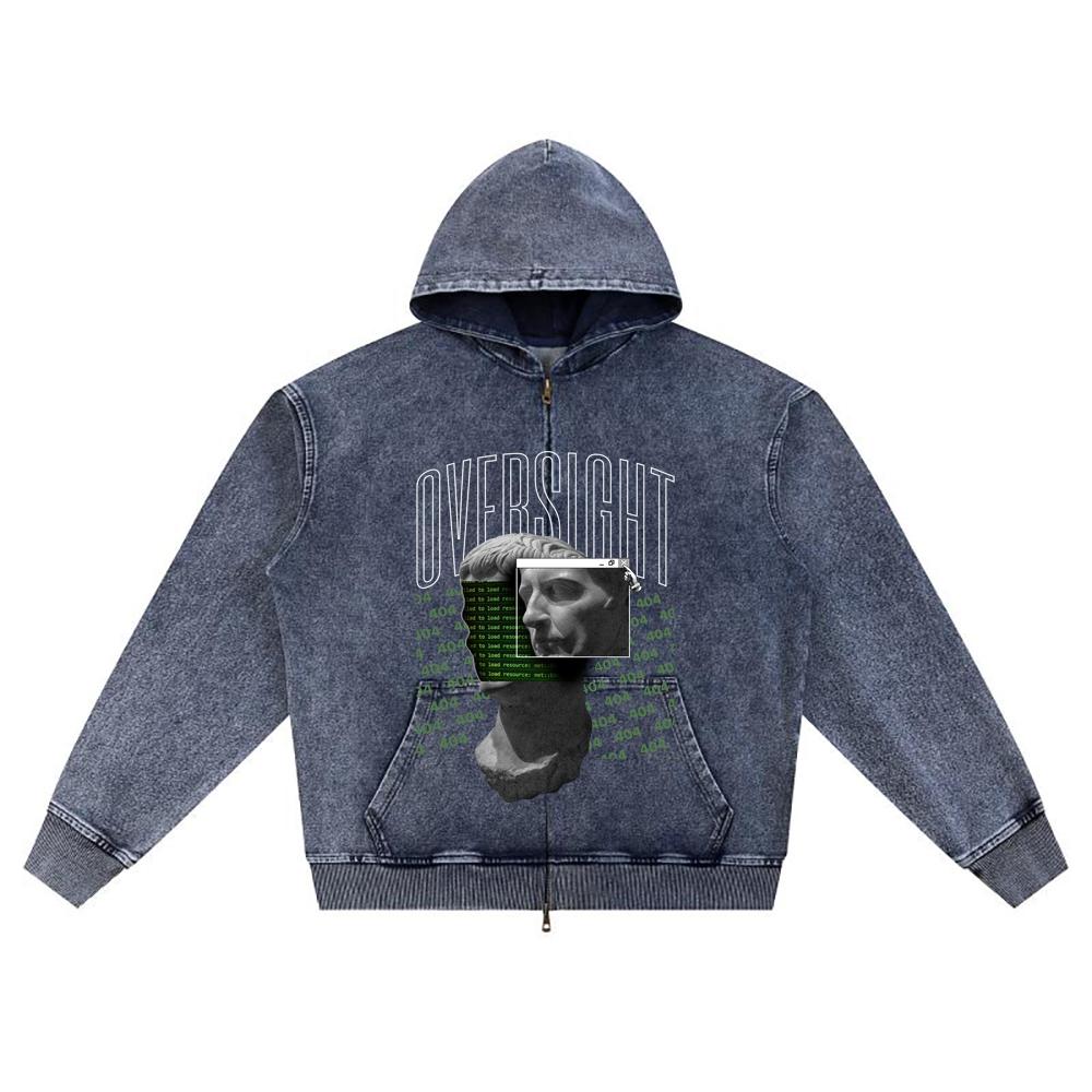 Худи на молнии из вязаного денима с принтом Oversight Brother, напечатанным методом DTG XL темно-синий
Худи на молнии из вязаного денима с принтом Oversight Brother, напечатанным методом DTG XL темно-синий