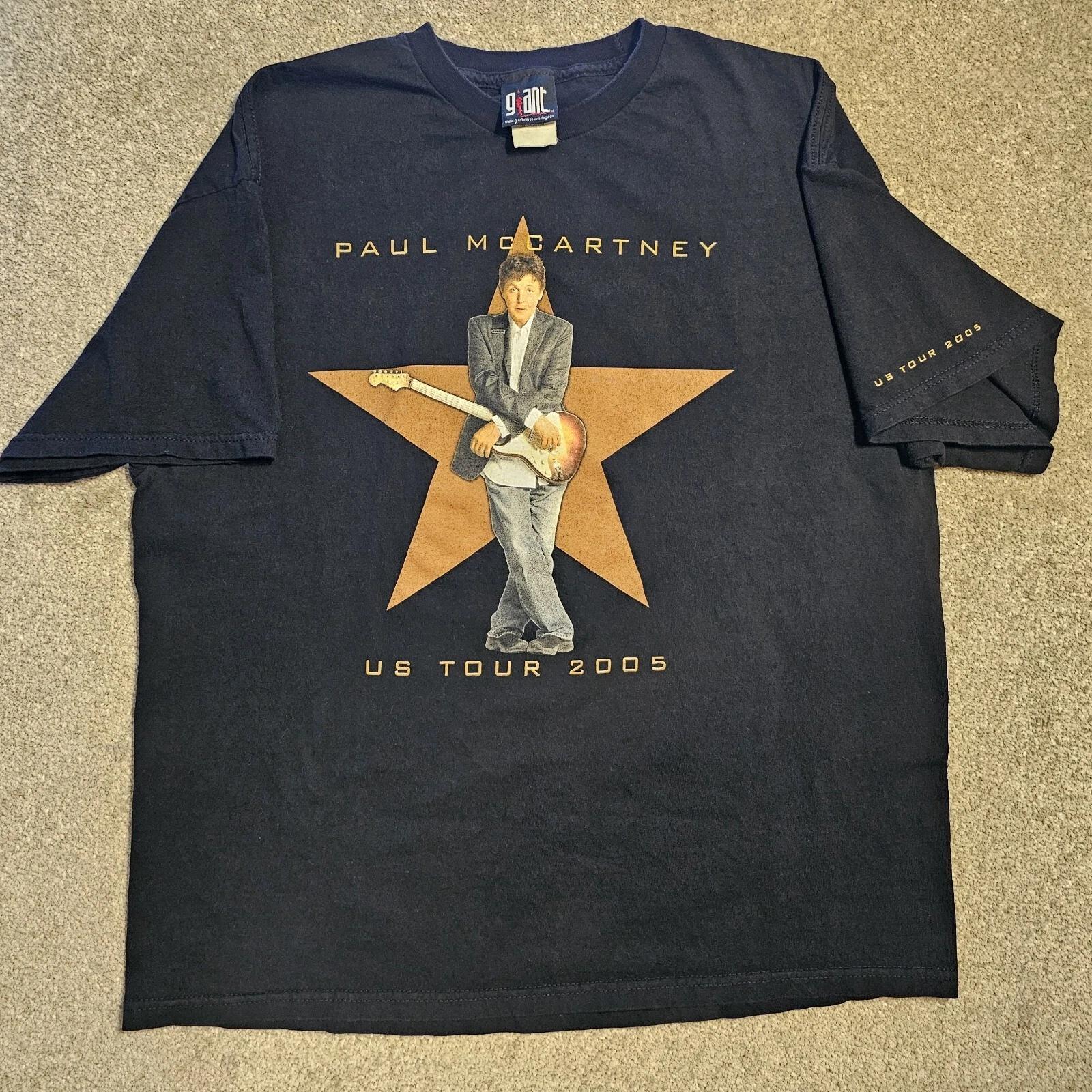 Vintage Paul McCartney 2005 Tour T-shirt Mens XL Giant Black Y2k Beatles Grunge S
Vintage Paul McCartney 2005 Tour T-shirt Mens XL Giant Black Y2k Beatles Grunge S