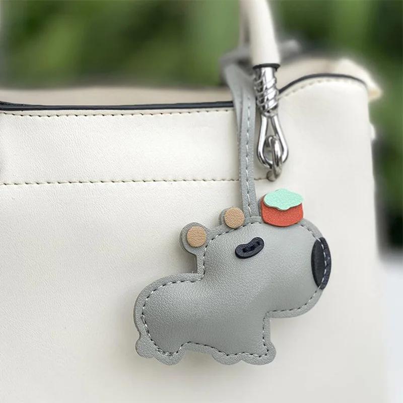 New Guinea Pig Bag Pendants Cute Guinea Pig Shape Keychain Accessories Fashion Versatile Trendy Gifts Leather Material Pendants 8.5x6.3cm светло-серый
New Guinea Pig Bag Pendants Cute Guinea Pig Shape Keychain Accessories Fashion Versatile Trendy Gifts Leather Material Pendants 8.5x6.3cm светло-серый